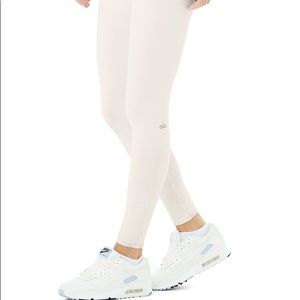 Alo Bone Ivory High Waist Airbrush Legging